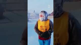 World Coldest Marathon Race in Siberia #short