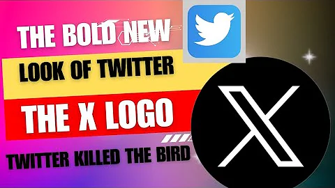 The Bold New Look Of Twitter : Exploring The X logo