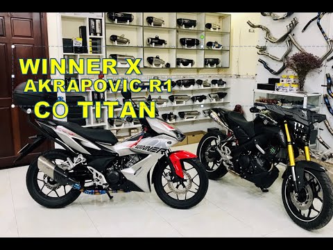 Video Winner X độ pô Akrapovic R1 cổ Titan | Phượt Safety SG... - youtube