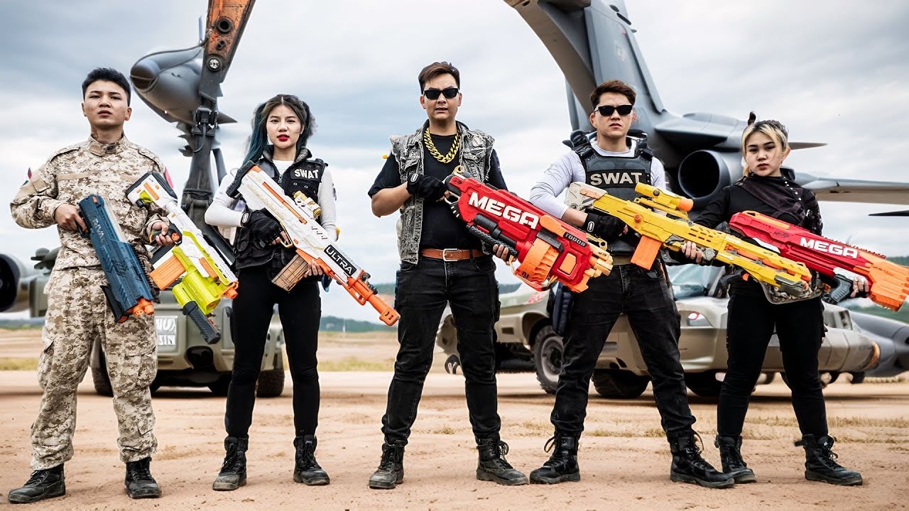 LTT Game Nerf Guns: SEAL X Warriors Tactical Rescue | Nerf Guns vs Crime Boss Mission