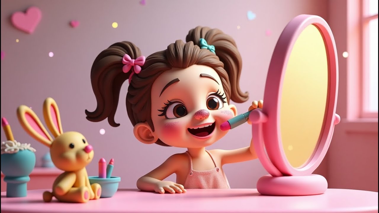 🎨 Kids Makeup Fun Poem | Cute & Funny Makeup Adventure for Children