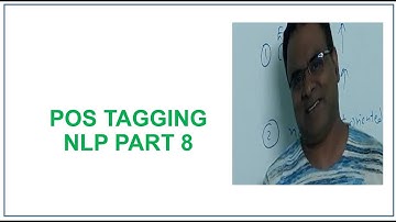 POS tagging | Python | NLTK | Parts of Speech | Natural Language Processing | NLP tutorial 8