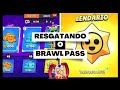 BRAWL STARS-COLETANDO RECOMPENSAS DO NOVO BRAWL PASS (abertura de star drops)