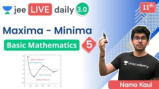 JEE: Basic Mathematics L5 | Maxima | Minima | Unacademy JEE | IIT JEE Physics | Namo Kaul screenshot 3