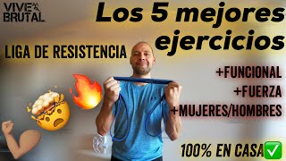 GUÍA DE EJERCICIOS CON LIGA DE RESISTENCIA - Calistenia y Street Workout LOS 5 MEJORES EJERCICIOS