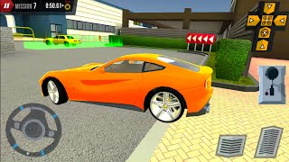 Shopping Mall Cars Parking Simulation #2 - Orange Coupe Drive - Android Gameplay screenshot 4