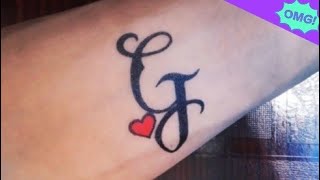Top 20 G Letter Tattoo Designs Suitable for Men and Women