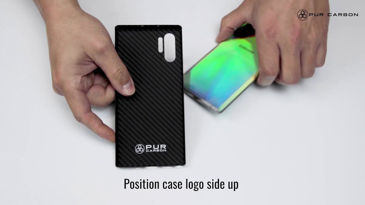 Pur Carbon Galaxy Note 10 Plus AraMag Case Installation & Removal