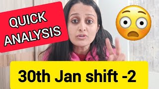 30th Jan shift 2 ANALYSIS - JEE MAIN 2024 Physics also Tough??