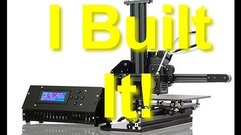 TronXY X1 3D Printer Build & First Print