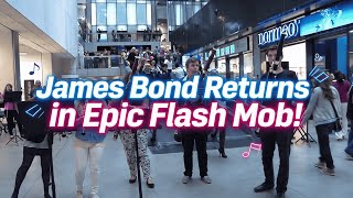 James Bond Returns In Epic Flash Mob Epic Skyfall By Adele Ostrava Didnt See This Coming