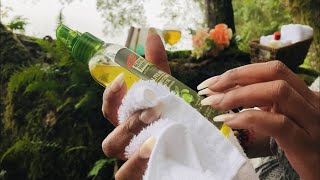 ASMR# EXTREMELY RELAXING 😌 SPA IN WILDERNESS 🥶REAL RAIN🌧 NATURE SOUNDS # NO TALKING 🤫 screenshot 4