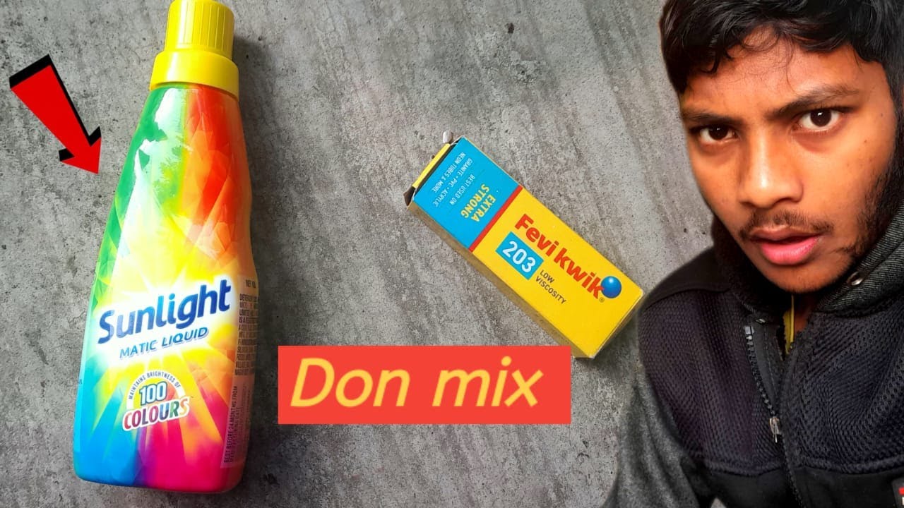 Fevikwik vs Surf Excel liquid don't tri.🤫