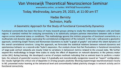 A Geometric Approach for the Study of Functional Connectivity Dynamics|Hadas Benisty, Technion
