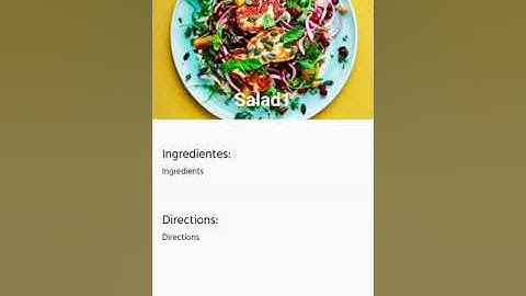 Recipebook app - My first flutter project