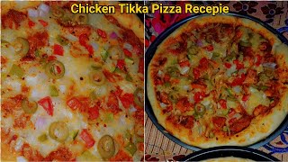 Chicken Tikka Pizza Recepie- How to make a soft dough- Chicken Tikka screenshot 1