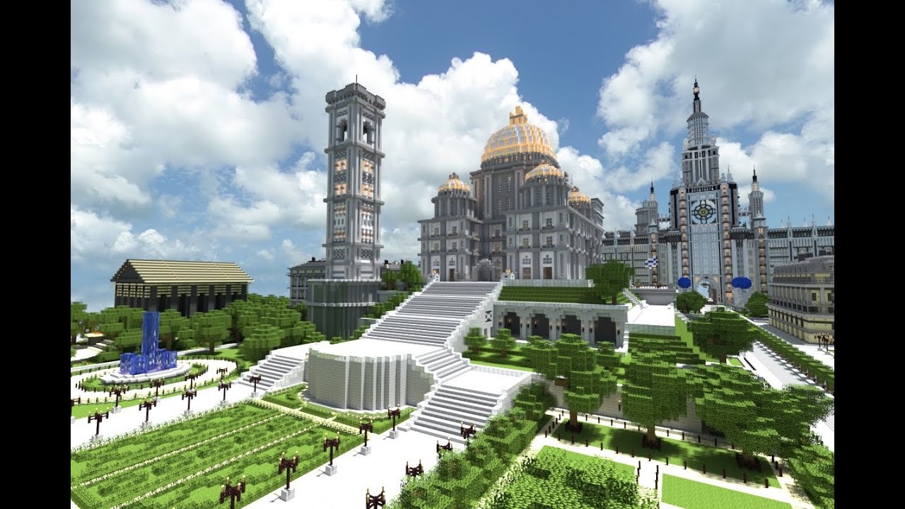 ASMR - Imperial City Tour (my Minecraft project), part 2 - YouTube
