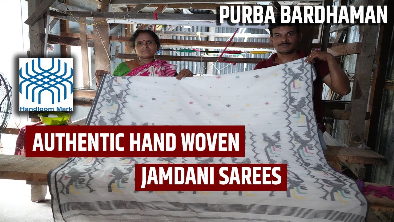 Authentic Pure Hand Woven Handloom Jamdani Sarees Manufacturer in Purba Bardhaman
