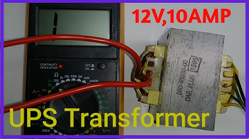 How to get UPS Transformer 12V Output | UPS Transformer Wire identification | UPS Transformer