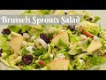 BRUSSELS SPROUTS SALAD: Easy, Delicious &amp; Healthy Side Dish