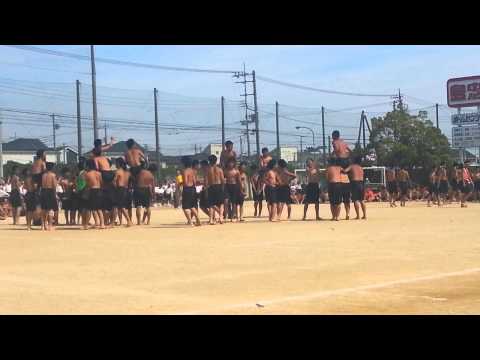 古ヶ崎中学校・体育祭・騎馬戦4