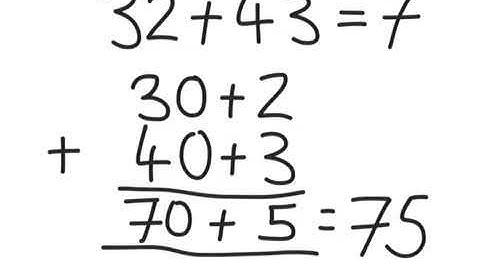 2 Digit Addition by Partitioning