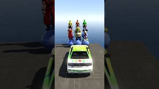 GTA 5 Epic Water Ragdolls Spiderman Jump/Fails Epic 116 #shorts​