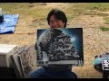 Japanese traditional castle by spray art eden