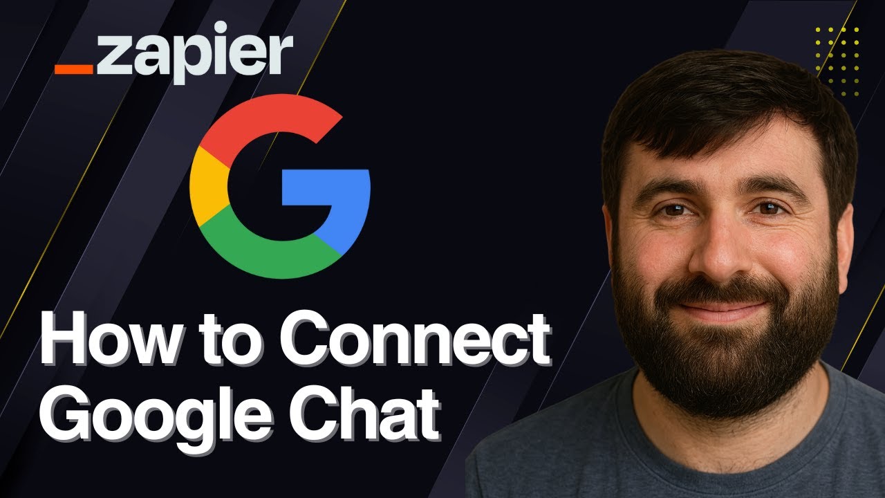 How to connect Google Chat with Zapier tutorial