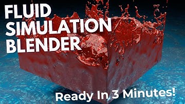 Master Blender Fluid Simulation: Create Realistic Water in 3 Minutes!