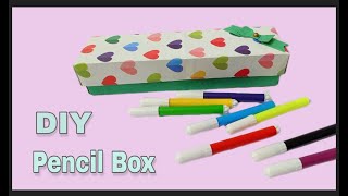 Diy Pencil Box | easy paper pencil case | origami gift box ideas #papercrafts #creativesoulmind screenshot 5