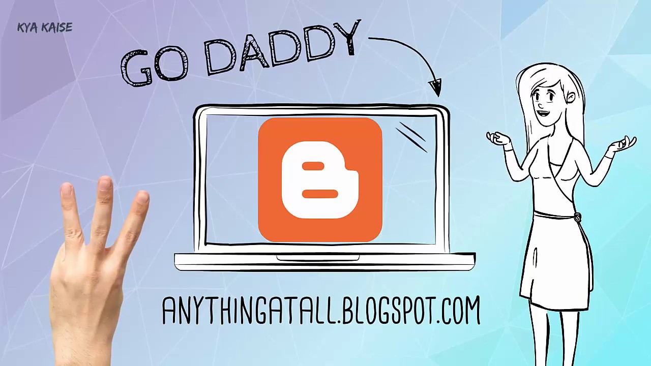 How to Link Domain Name with Blogger? ब्लॉग पर डोमेन नेम कैसे डालें? Hindi video computer keyboard