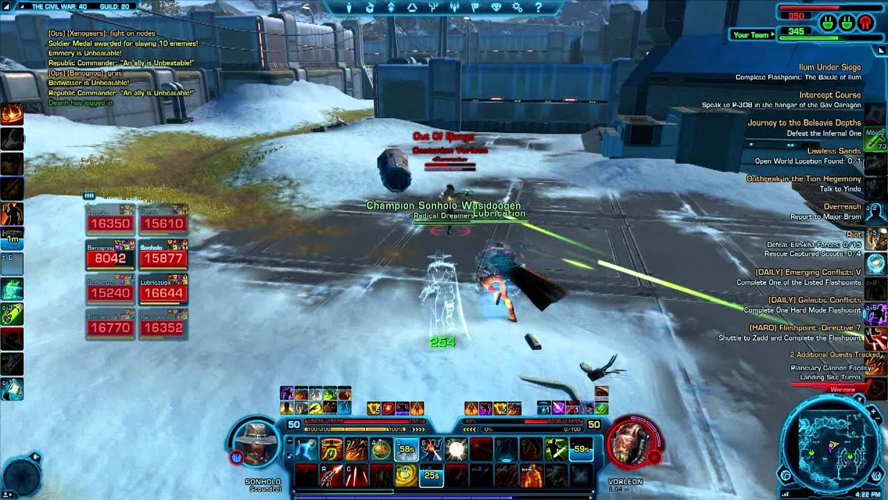 SWTOR SCOUNDREL LEVEL 50 PVP