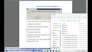 Fix Error 1711 On Windows 2023 Updated