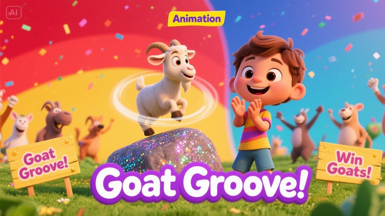 Timmy’s Giggly Goat Groove! | Fun Goat Dance Song for Kids | Silly Animal Adventure