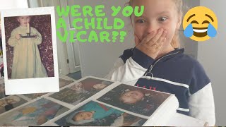 looking through old family photo albums with my little girl!