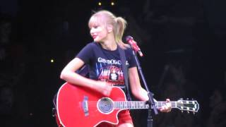 "Our Song" - Taylor Swift (Surprise B-Stage Acoustic) Performance in Nashville 9/19/13 chords