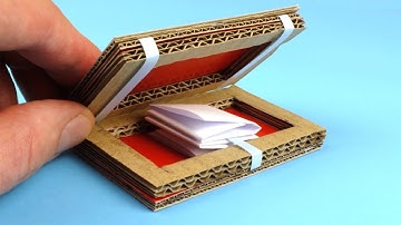 How To Make Magic Box Out of Cardboard,Awesome trick !
