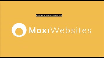 Add Custom Search To Moxi Site