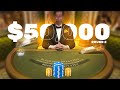 I did a CRAZY $50,000 Blackjack Hand...