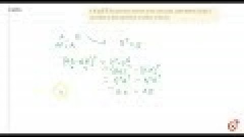 If `Aa n dB` are symmetric matrices of the same order, write whether AB-BA is symmetric or skew-...