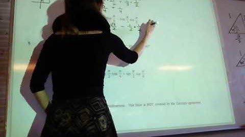 Unit 7 - Trigonometry- Lesson 6 - Sum and Difference Identities