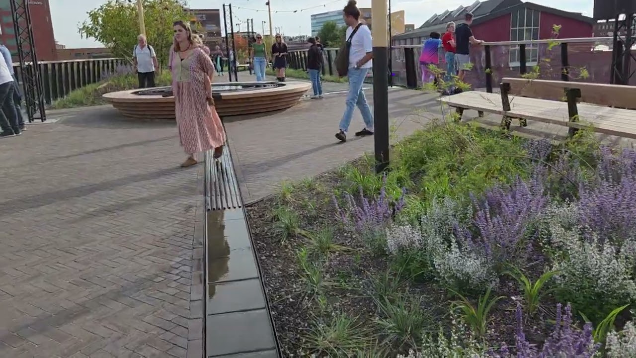 De nieuwe station spoorbrug passerelle zwolle.