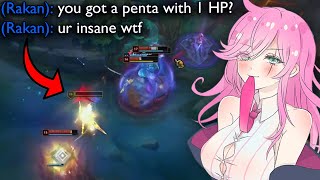 1 HP Katarina Pentakill?? (´｡• ᵕ •｡`) ♡