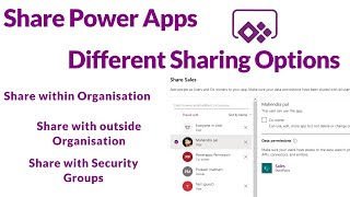 How to share Power Apps with Internal and External Users | Power Apps User Permissions screenshot 3