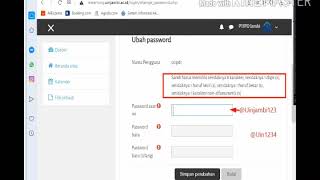 Tutorial Mengubah Password Akun e-Learning