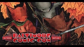 David Petersen (Mouse Guard) Baltimore Comic Con 2012