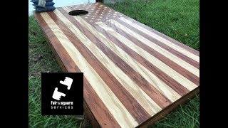 American Flag Cornhole - Fair & Square Services