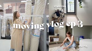 MOVING VLOG  apartment organisation + we have a rug (!!!) + hallway makeover | moving vlog ep. 3