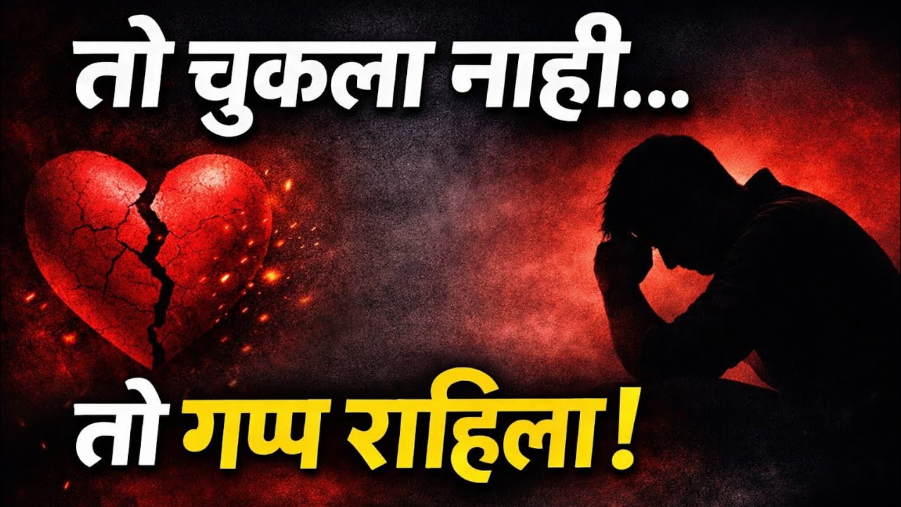 ही प्रेमकथा नाही…ही गप्प राहणाऱ्यांची शोकांतिका आहे Emotional Marathi Story ByAk...